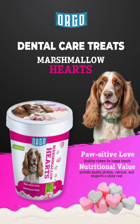 ORGO Marshmallow Hearts Dog Treats | Healthy & Tasty Rewards - Image 2