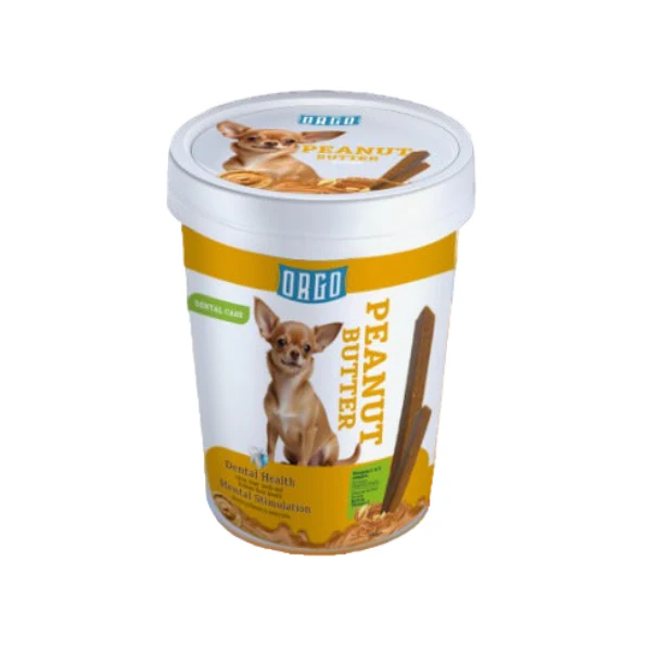 ORGO Peanut Butter Dental Care Dog Treats | Healthy Teeth & Fresh Breath