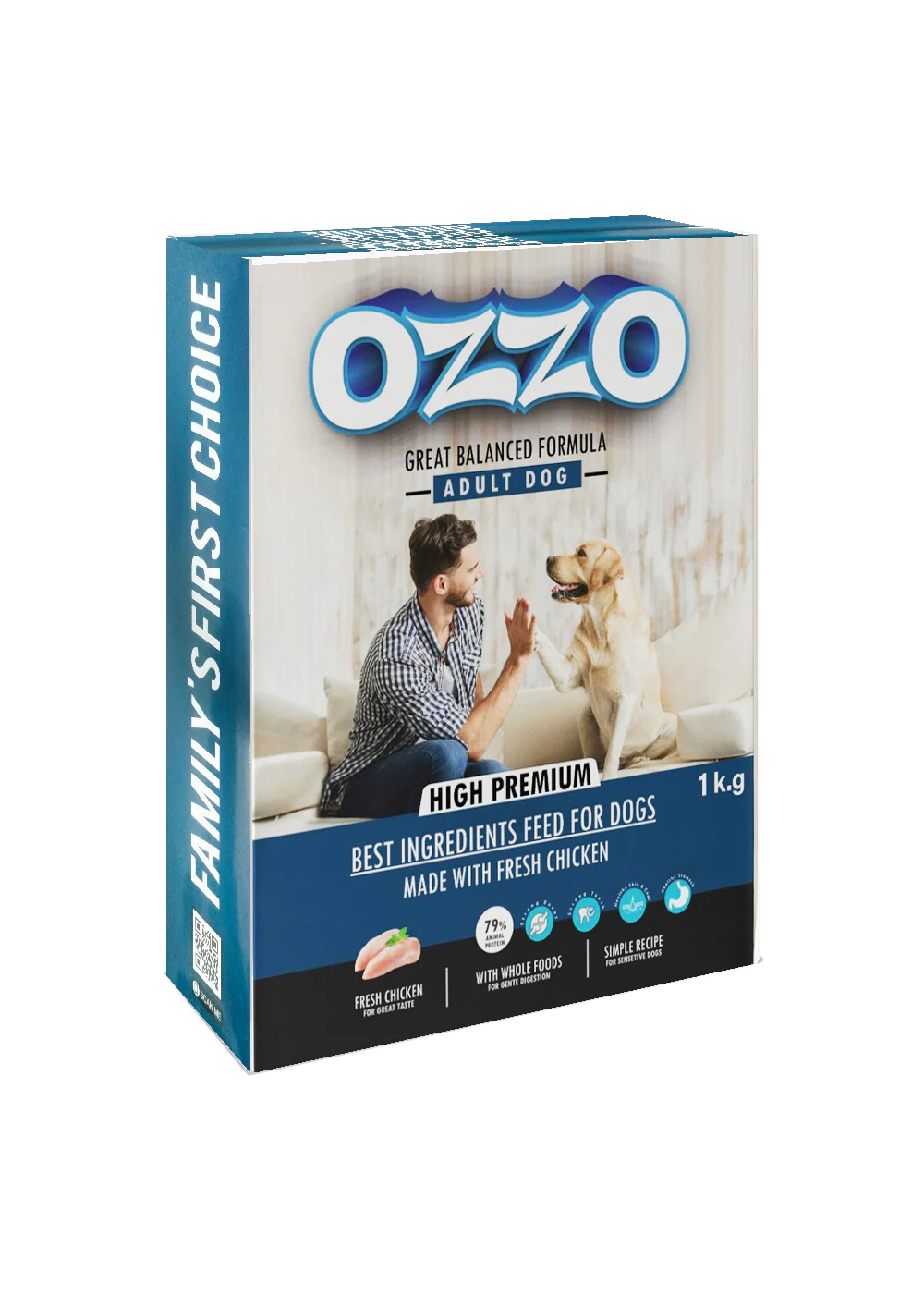 OZZO High Premium Adult Dog Dry Food With Fresh Chicken - Image 2