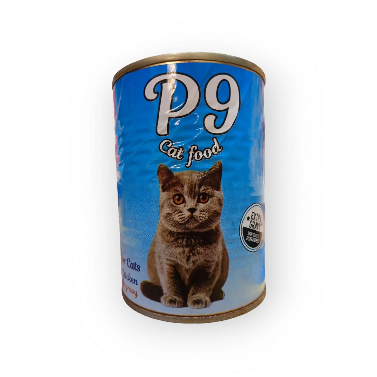 p9 wet cat food chunks with chicken &vegetables in gravy 400gr