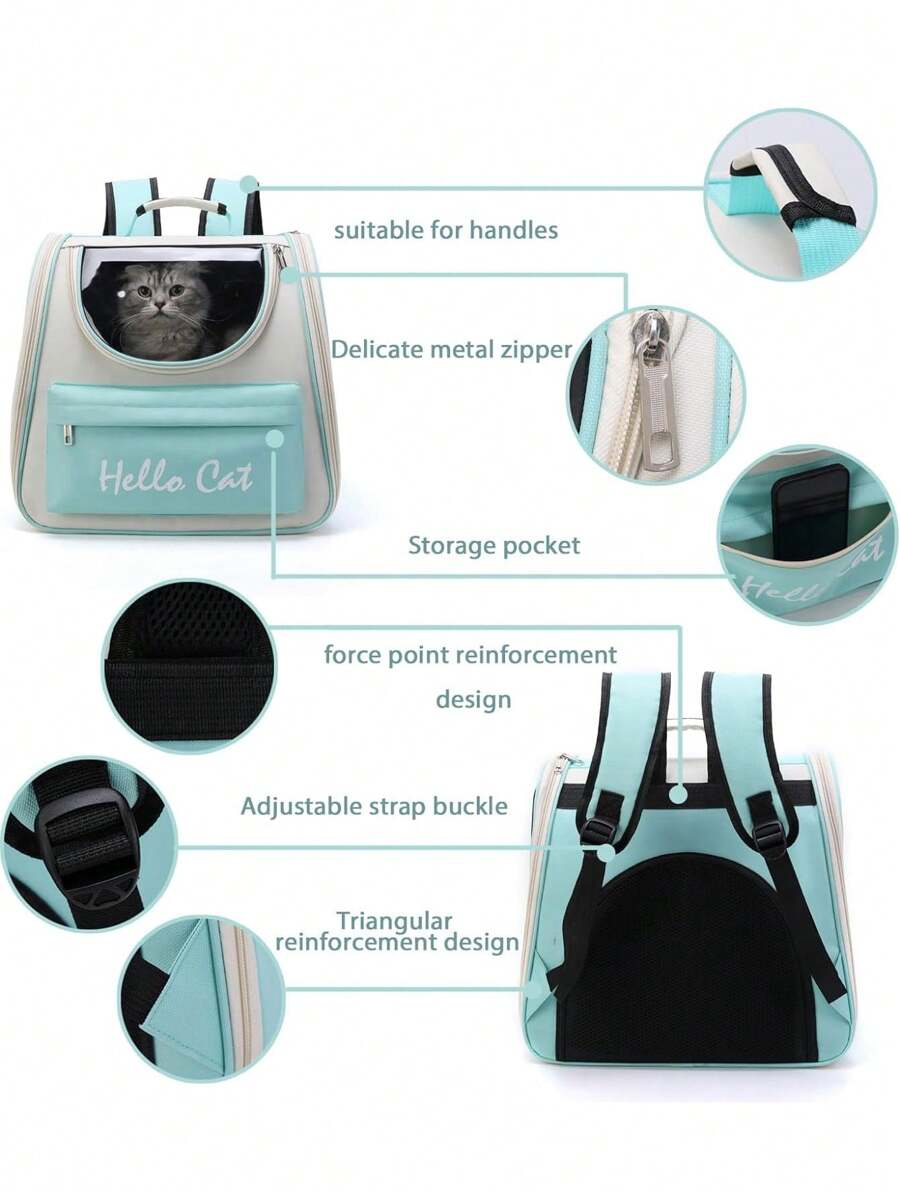 Hello cat Pet Carrier Bag Portable Breathable - Image 4