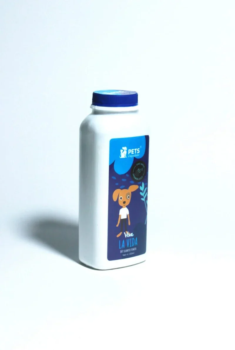 Shampoo Dry Powder Viva from Pets Republic 200 gr - Image 2
