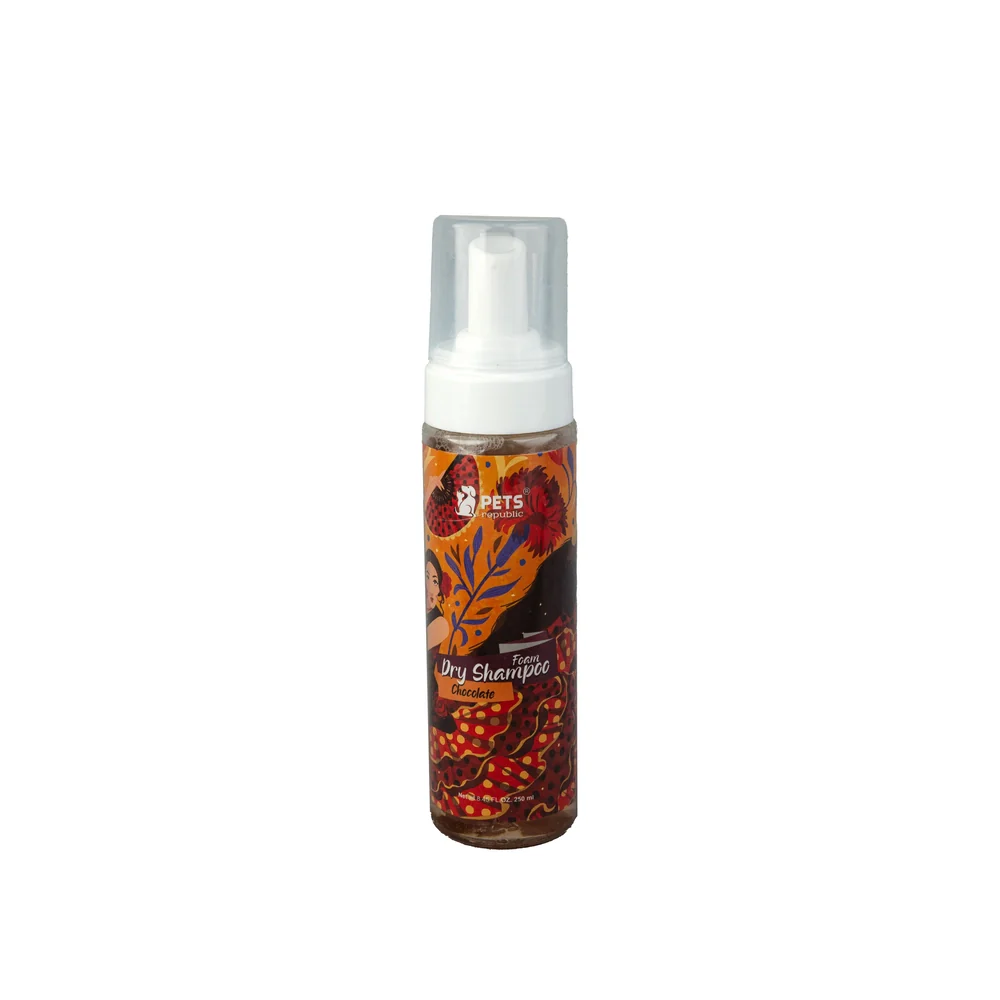Pets Republic Foam Dry Shampoo Chocolate 250 ml