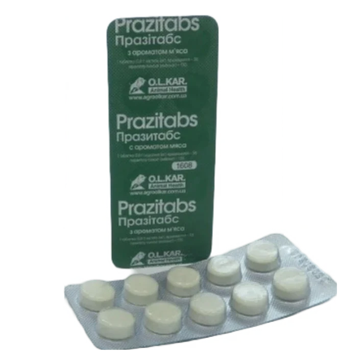 Prazitabs Worming Tablet For Dogs & Cats ( 1 Tablet ) - Image 2