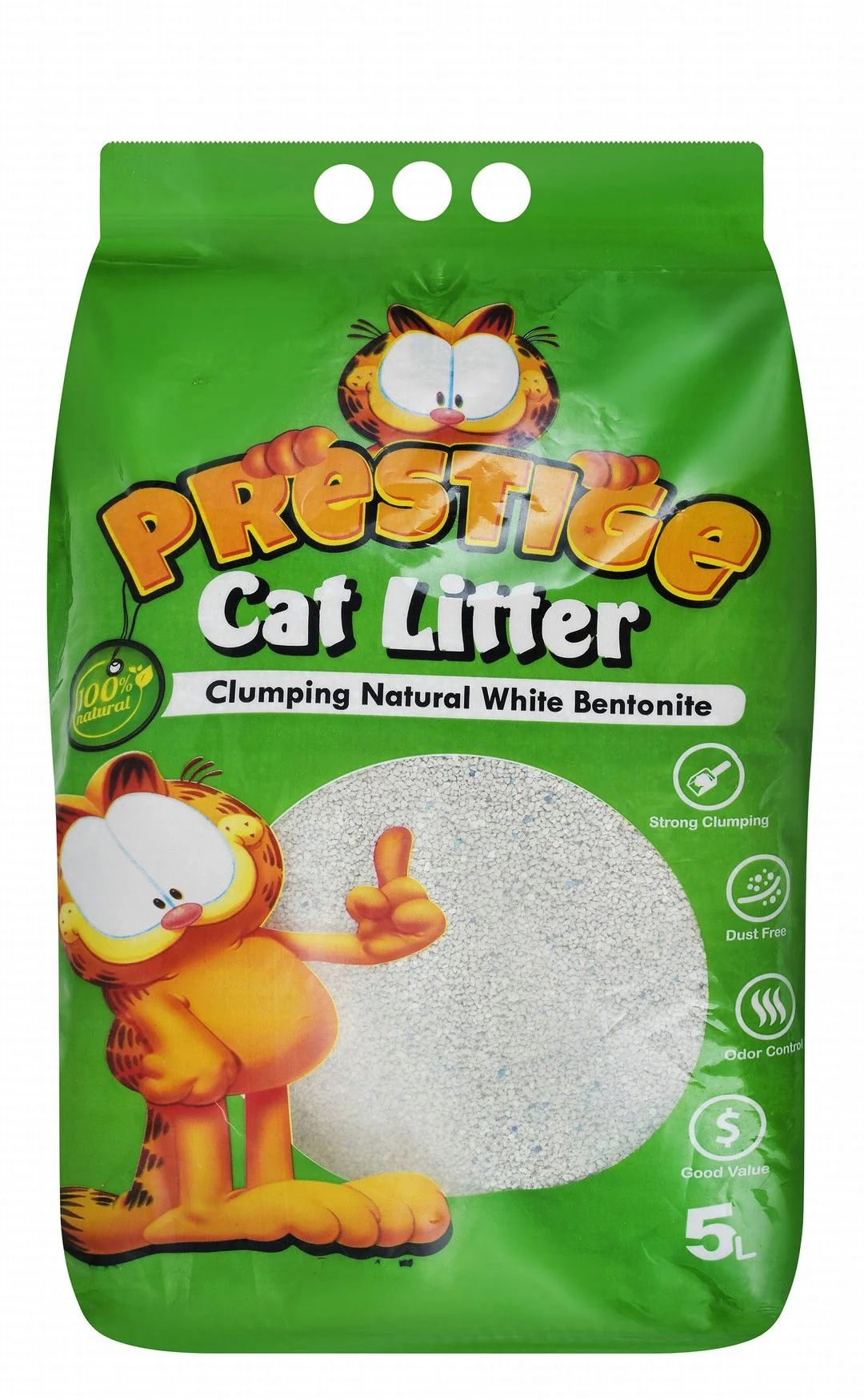 Prestige Natural White Bentonite Clumping Cat Litter Scent 5 L - Image 2