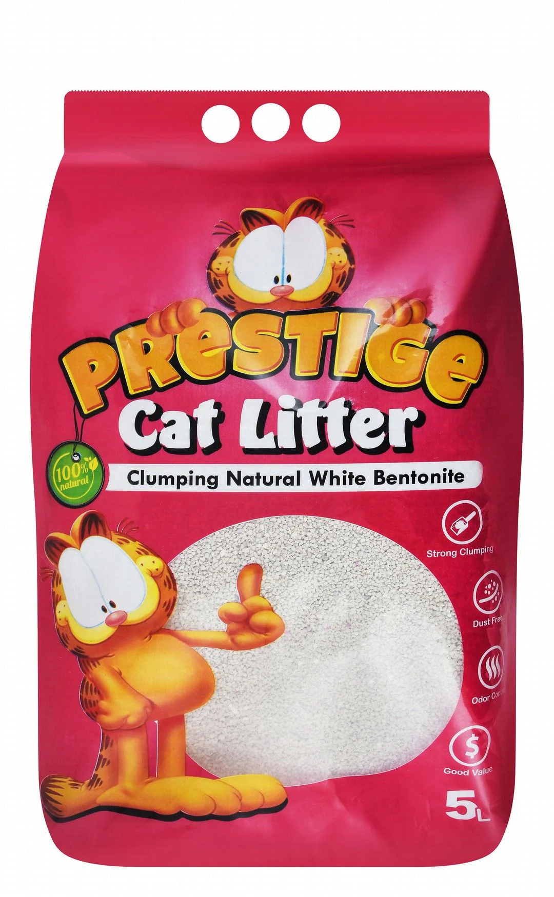 Prestige Natural White Bentonite Clumping Cat Litter Scent 5 L - Image 3