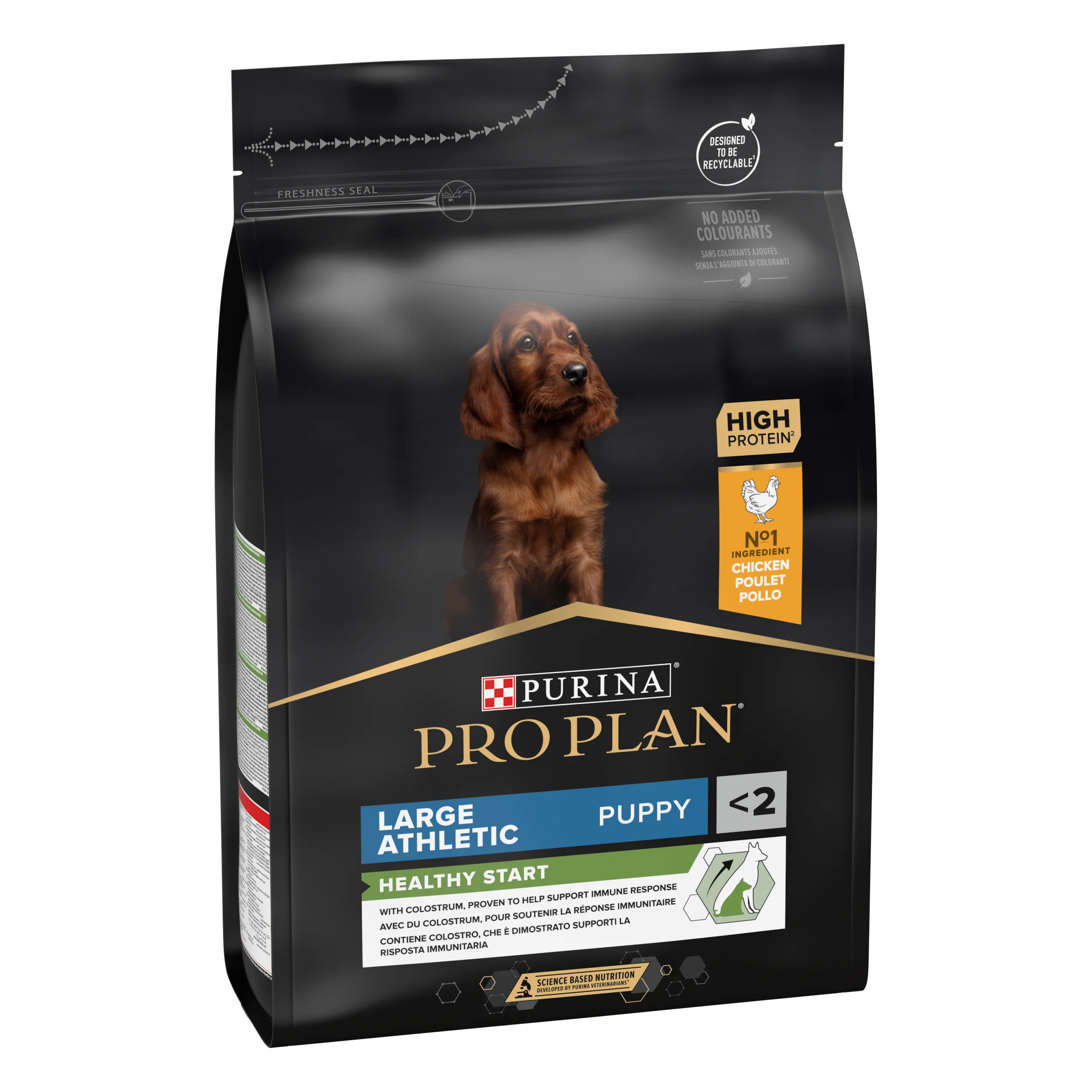 Pro Plan Healthy Start Large Athletic Puppy, Dry Dog food with Chicken 3kg/12kg