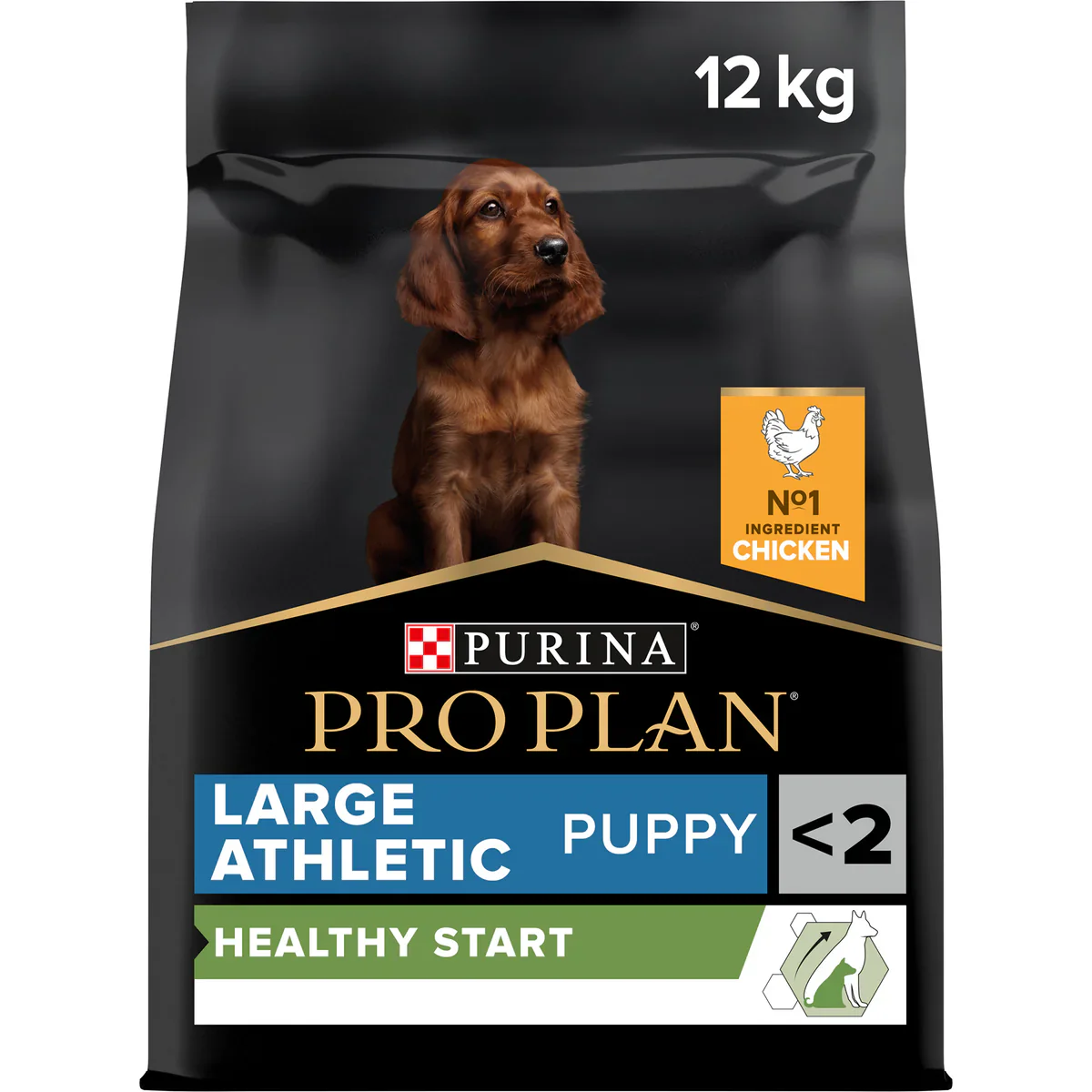 Pro Plan Healthy Start Large Athletic Puppy, Dry Dog food with Chicken 3kg/12kg - Image 2