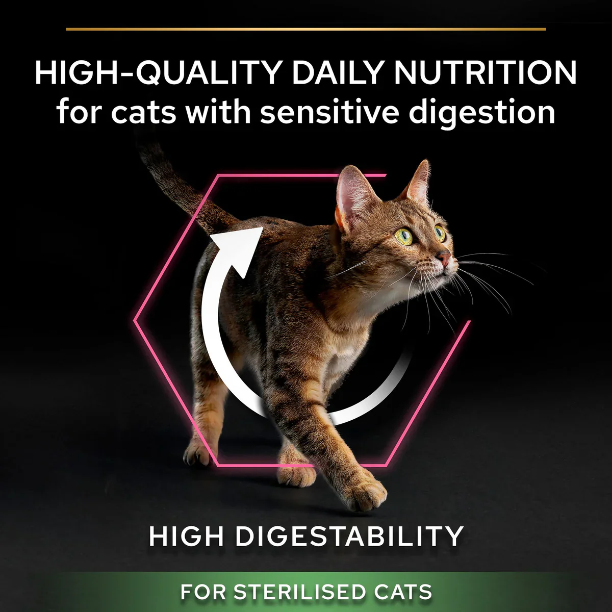 PURINA® PRO PLAN® Sterilised Adult 1+ year Rich in Chicken Dry Cat Food - 1.5 KG - Image 3