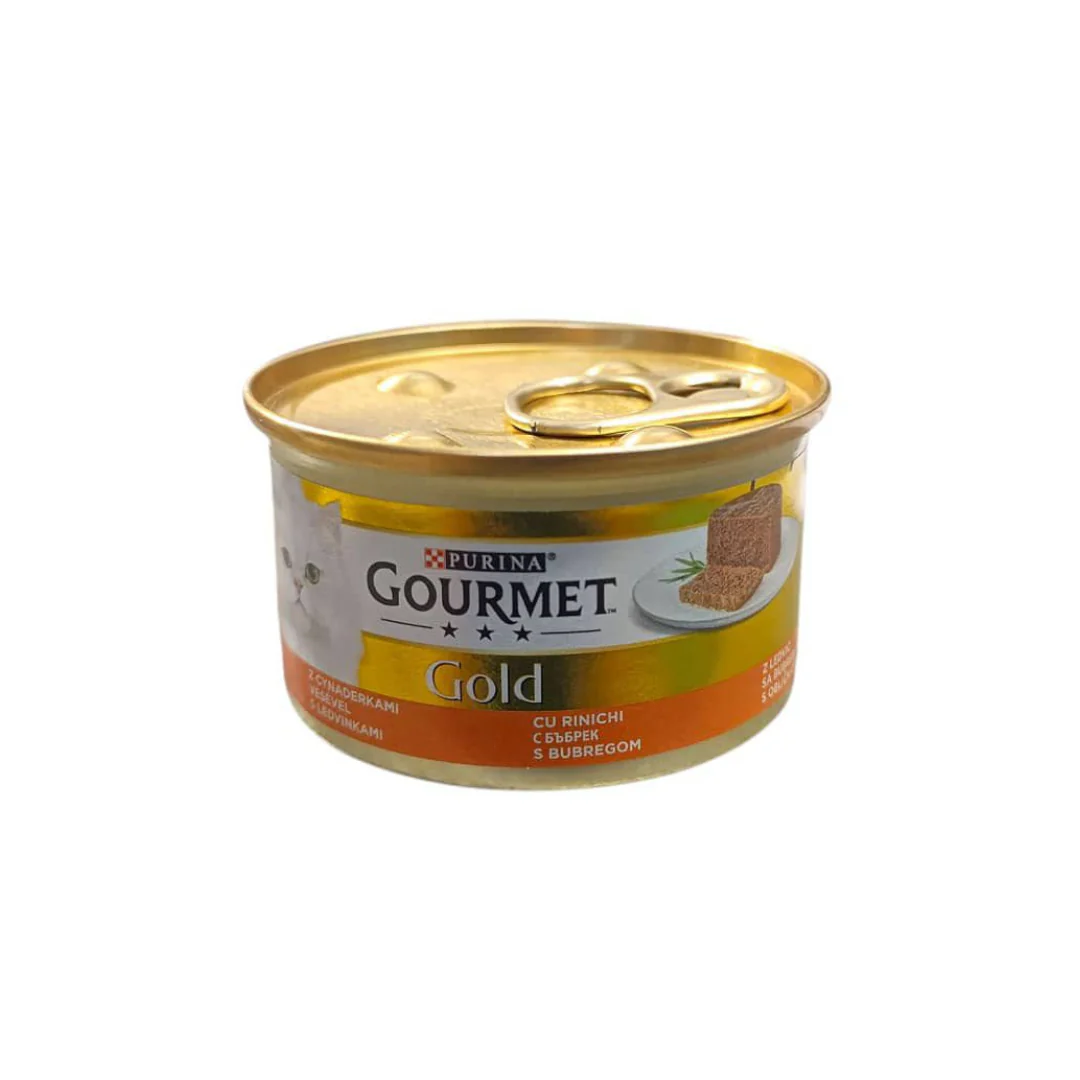Purina Gourmet Gold Pate wih Kidney for cats 85g