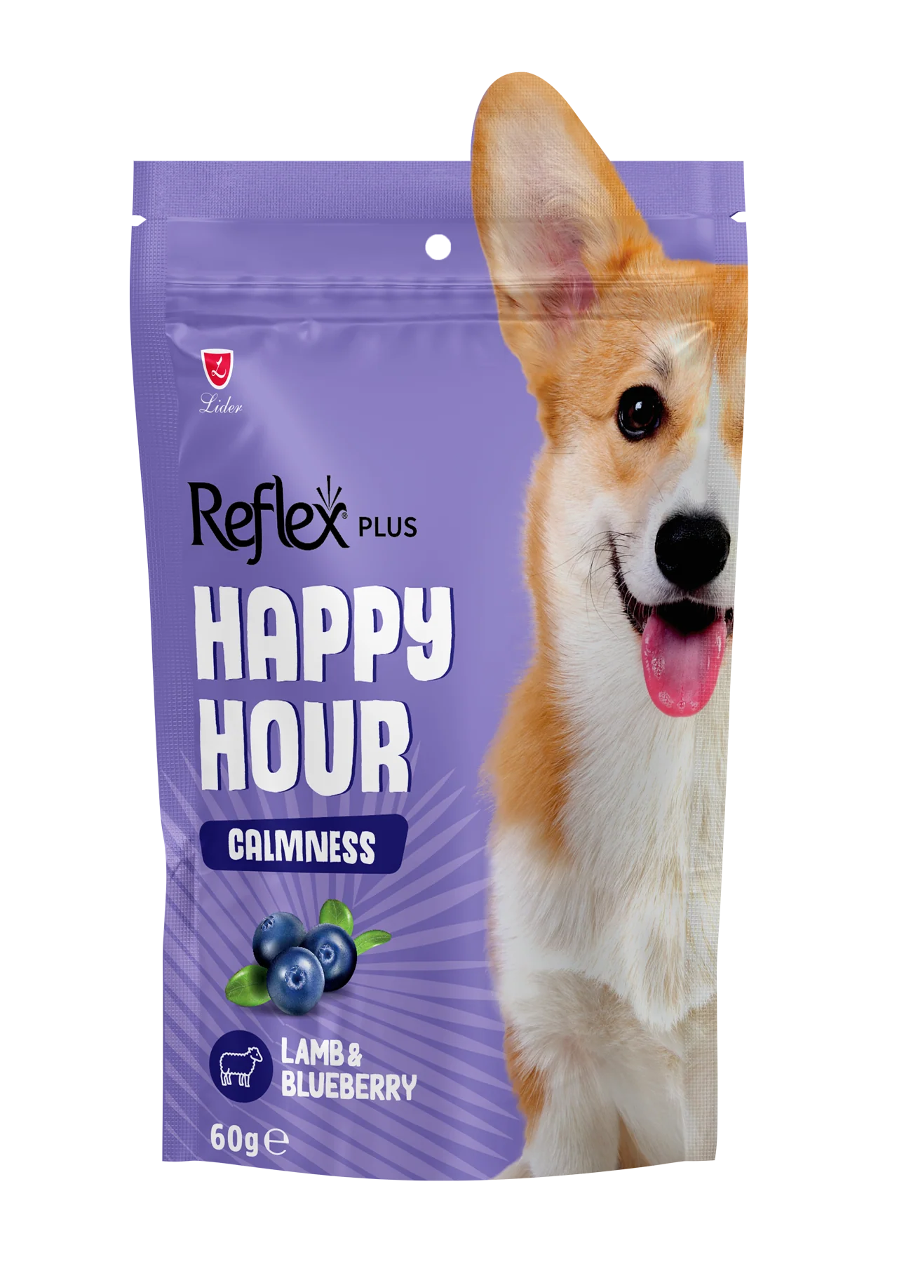 Reflex Plus Happy Hour / Calmness - Calming Support Lamb & Blueberry Dog Treats