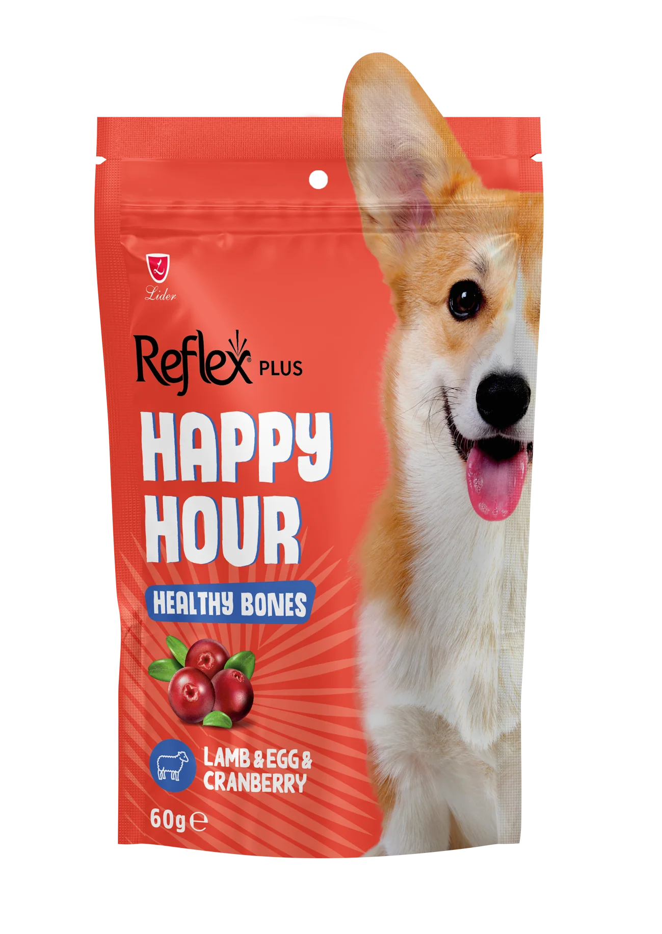 Reflex Plus Happy Hour / Healthy Bones Support Lamb & Eggs & Cranberry Dog Treats