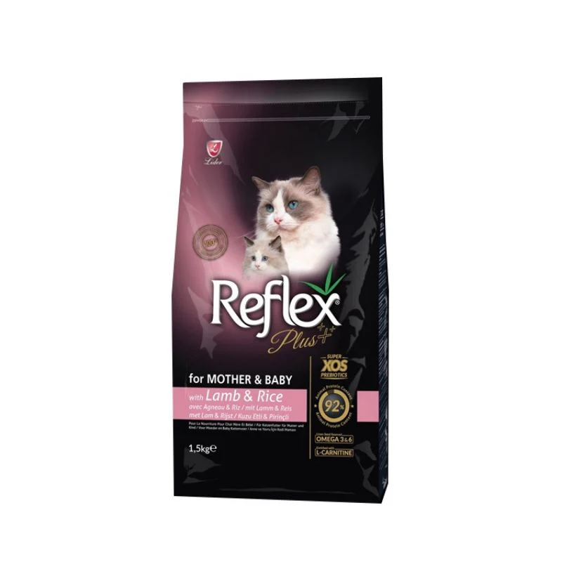 Reflex Plus Mother & Baby Cat Food with Lamb 1.5  KG