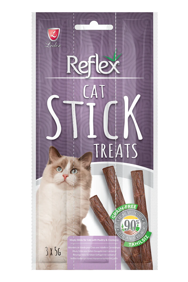 Reflex Poultry and Creanberry Adult Cat Meaty Stick Grain Free