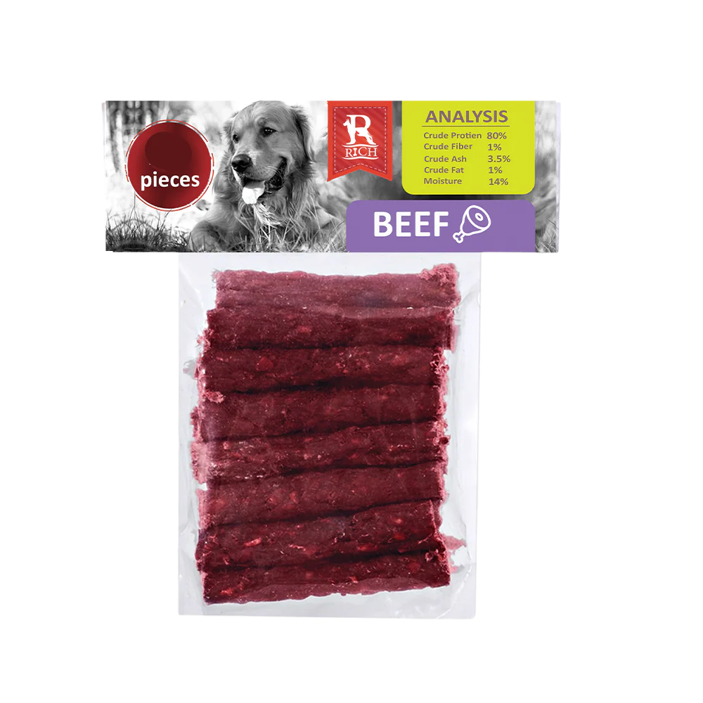 Rich Beef Chew Bones for Dogs (8 pieces)