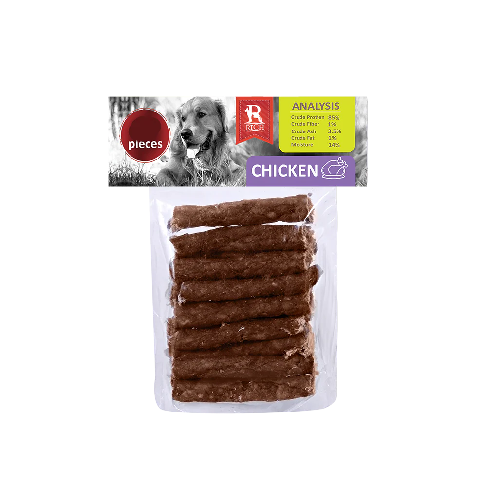 Rich Chicken Chew Bones for Dogs (8 pieces)