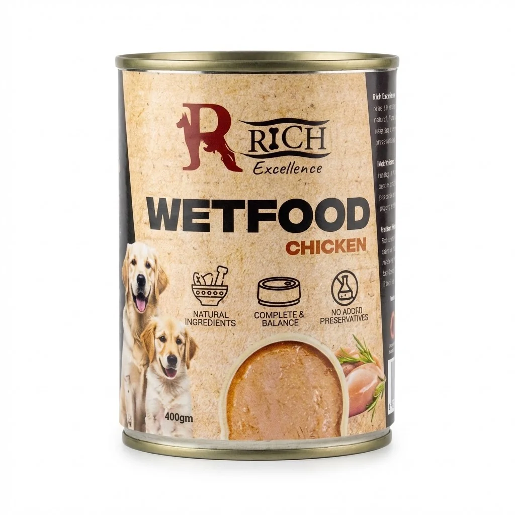 Rich Excellence Chicken Wet Dog Food 400g | Nutritious & Tasty Meal