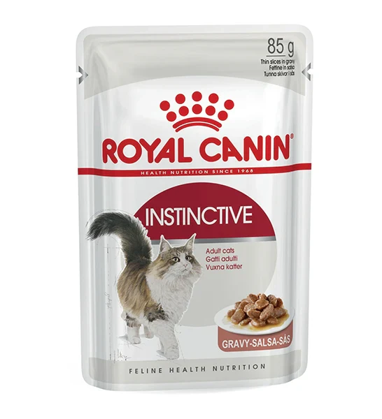 Royal Canin Instinctive – Wet food for adult cat in Gravy (85gm\ Pouch)