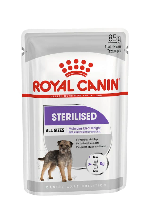 Royal Canin  Sterilised Care Loaf- Wet Dog Food in Gravy (85gm / Pouch)