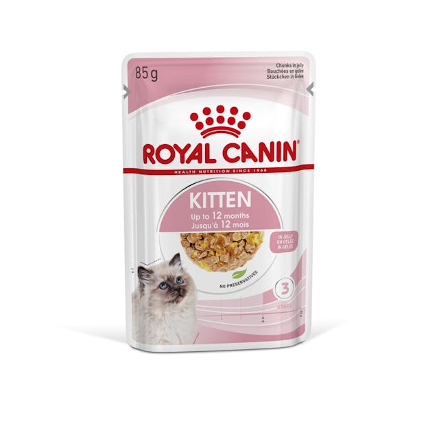 Royal Canin Wet Food for kitten (Up to 12 months) Jelly (85gm / Pouch)