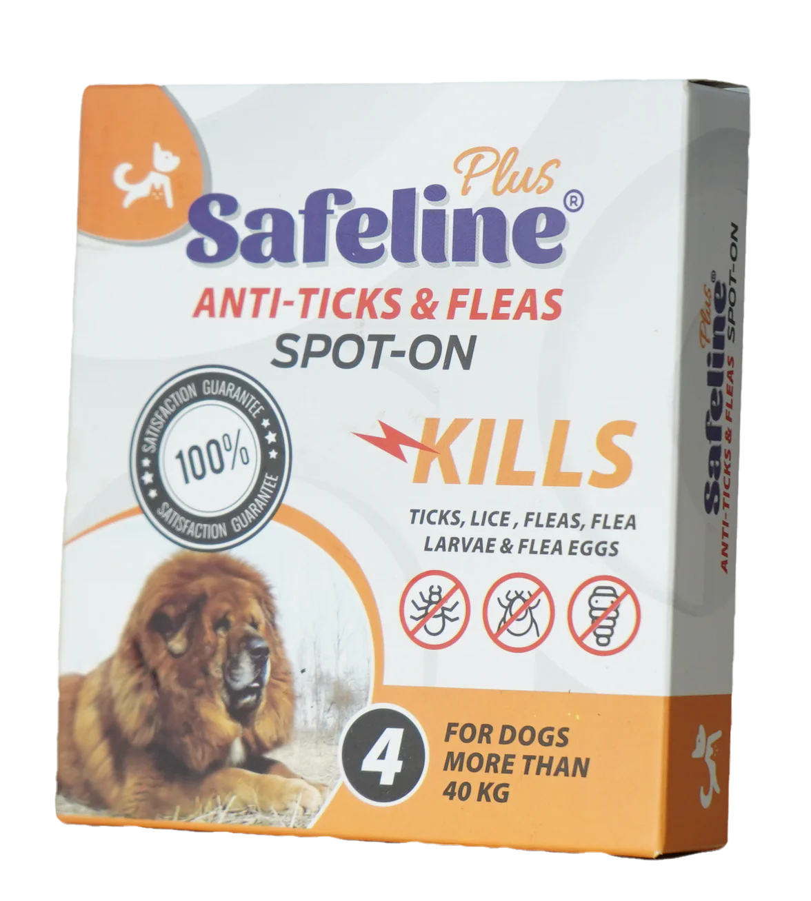 SAFELINE Plus Anti Fleas Spot-On 4 For Dogs More Than 40kg - Image 2