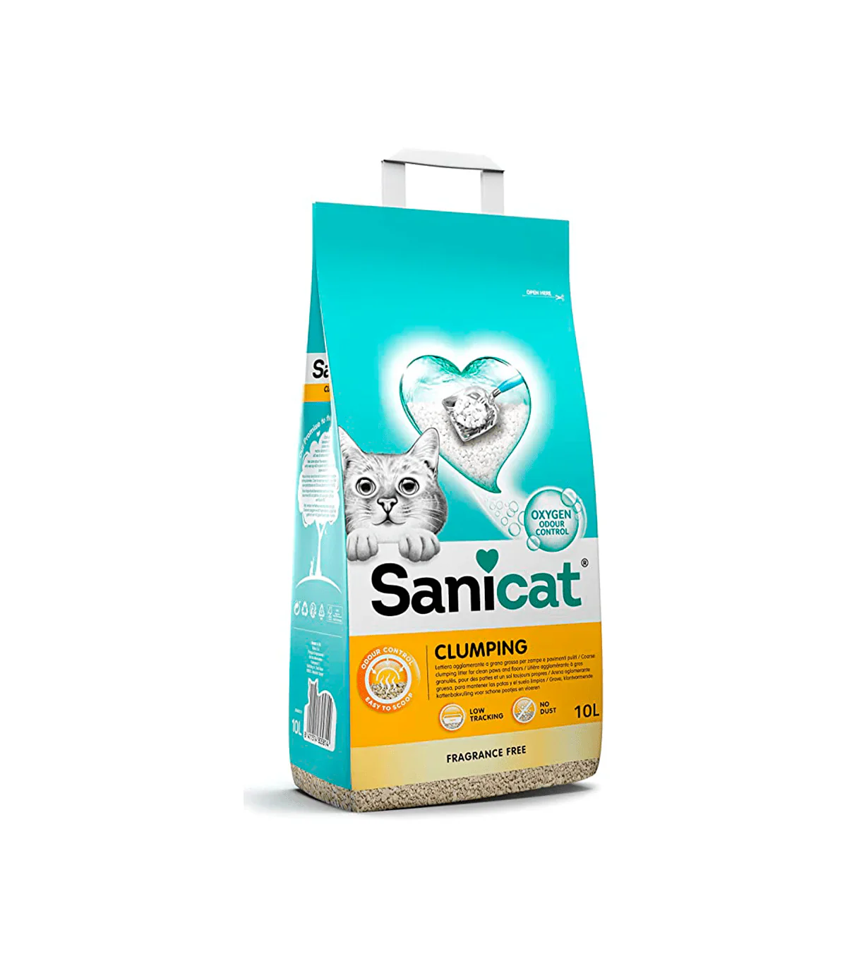 SaniCat Litter Clumping Fragrance Free 10L