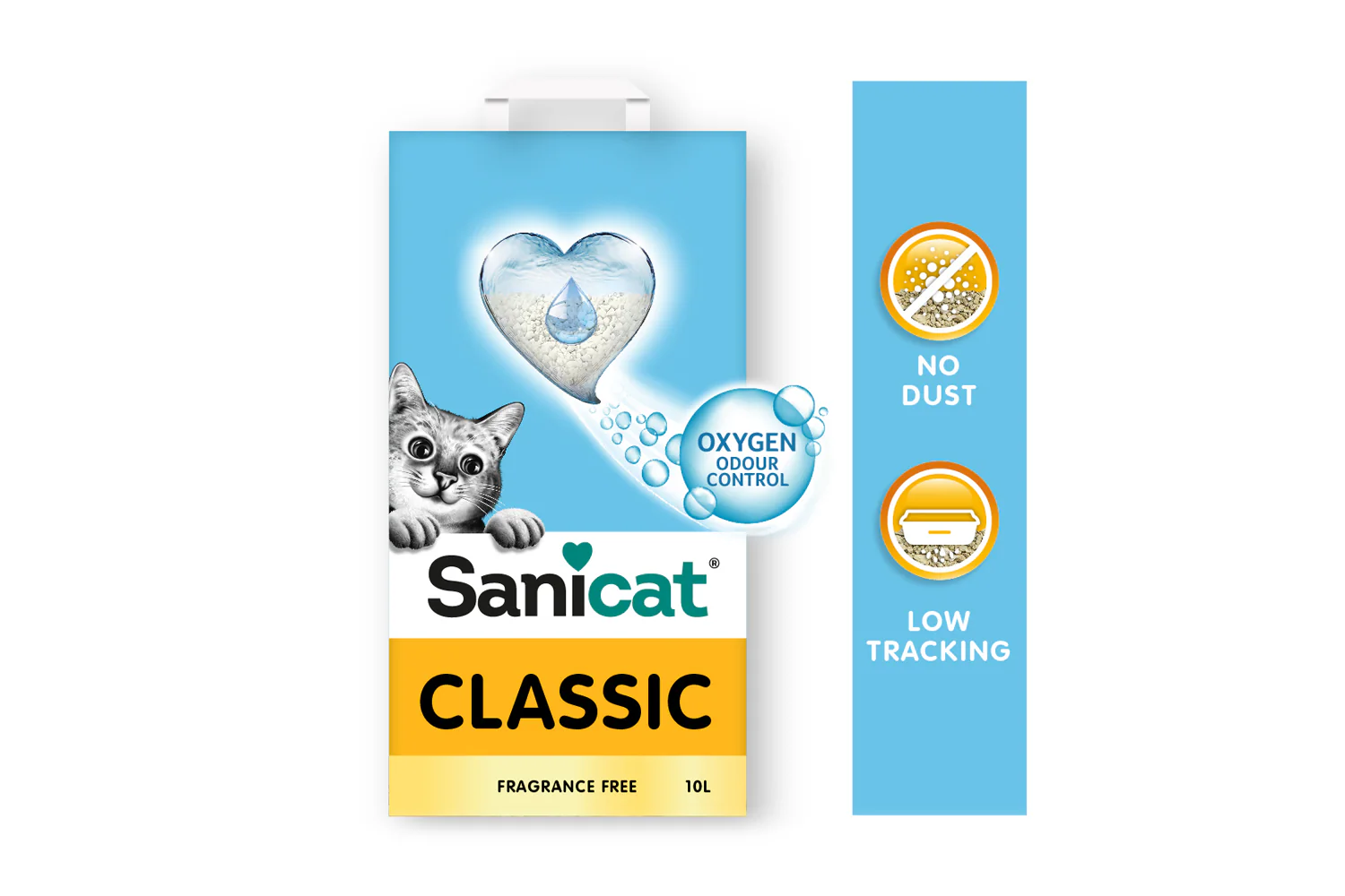 SANICAT Classic Fragrance Free Cat Litter 5L - Image 2