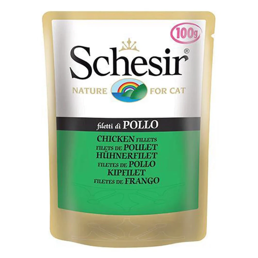 Schesir Cat Chicken Fillets  pouch 85 g