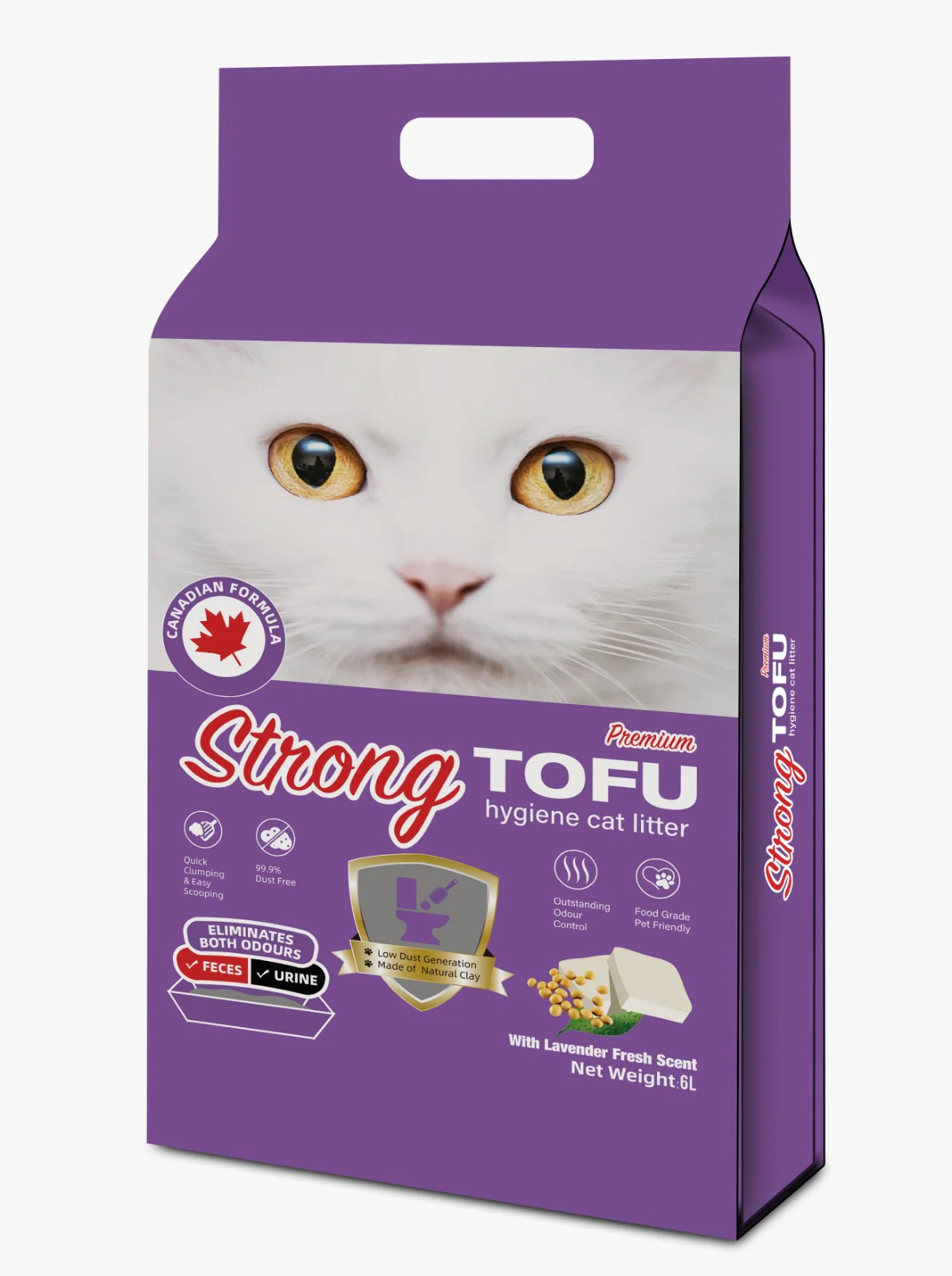 Strong Premium TOFU hygiene cat litter 6L - Image 2