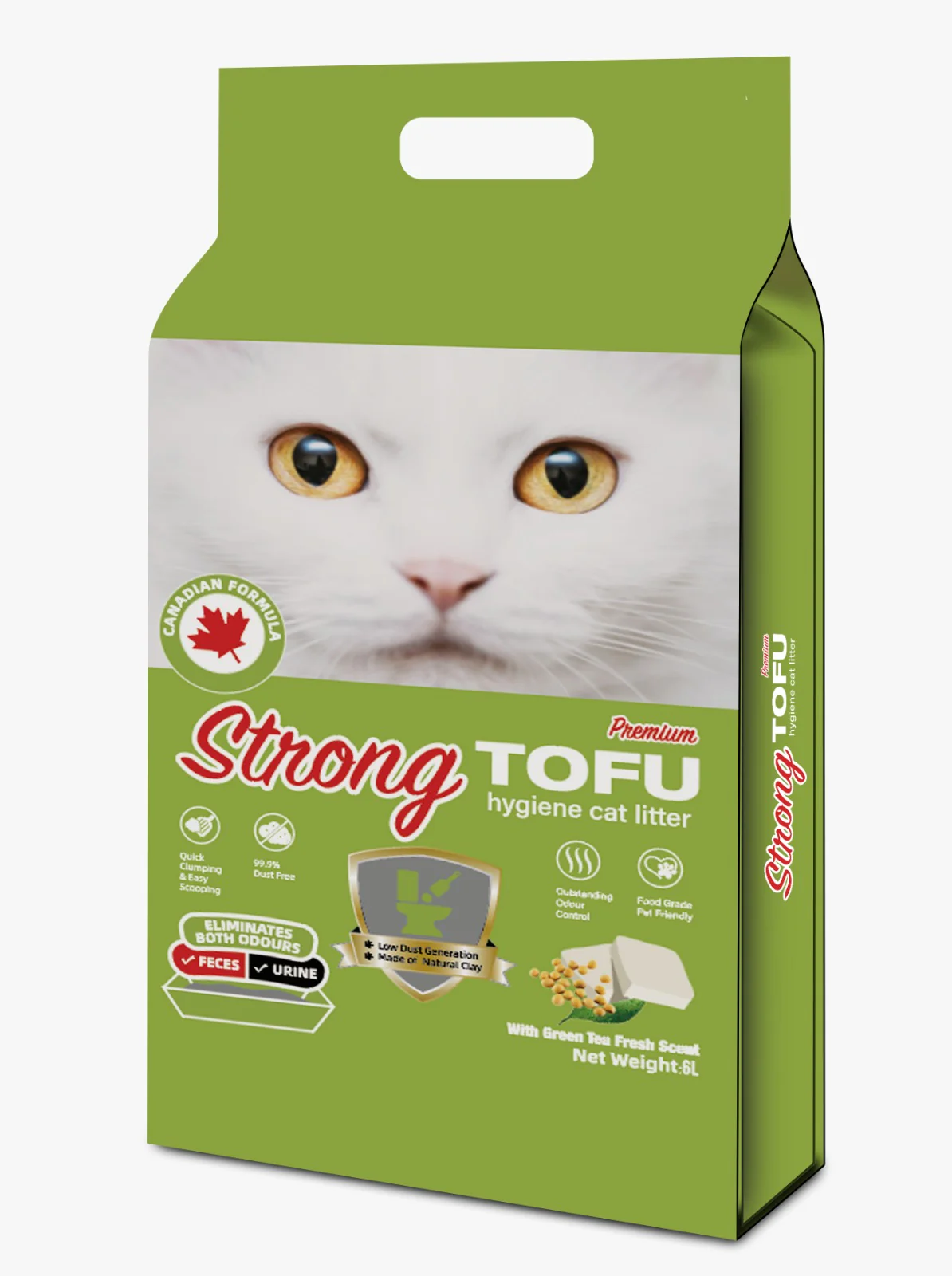 Strong Premium TOFU hygiene cat litter 6L - Image 3