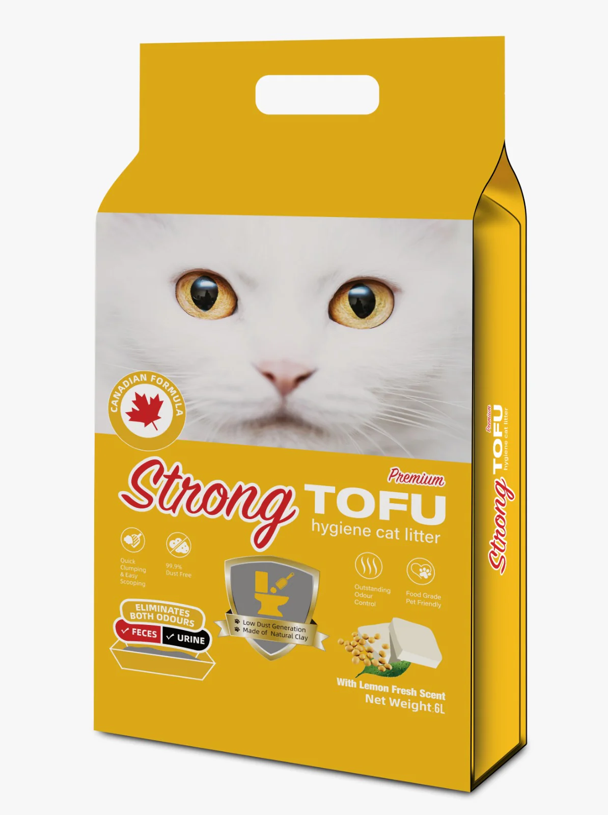 Strong Premium TOFU hygiene cat litter 6L - Image 4