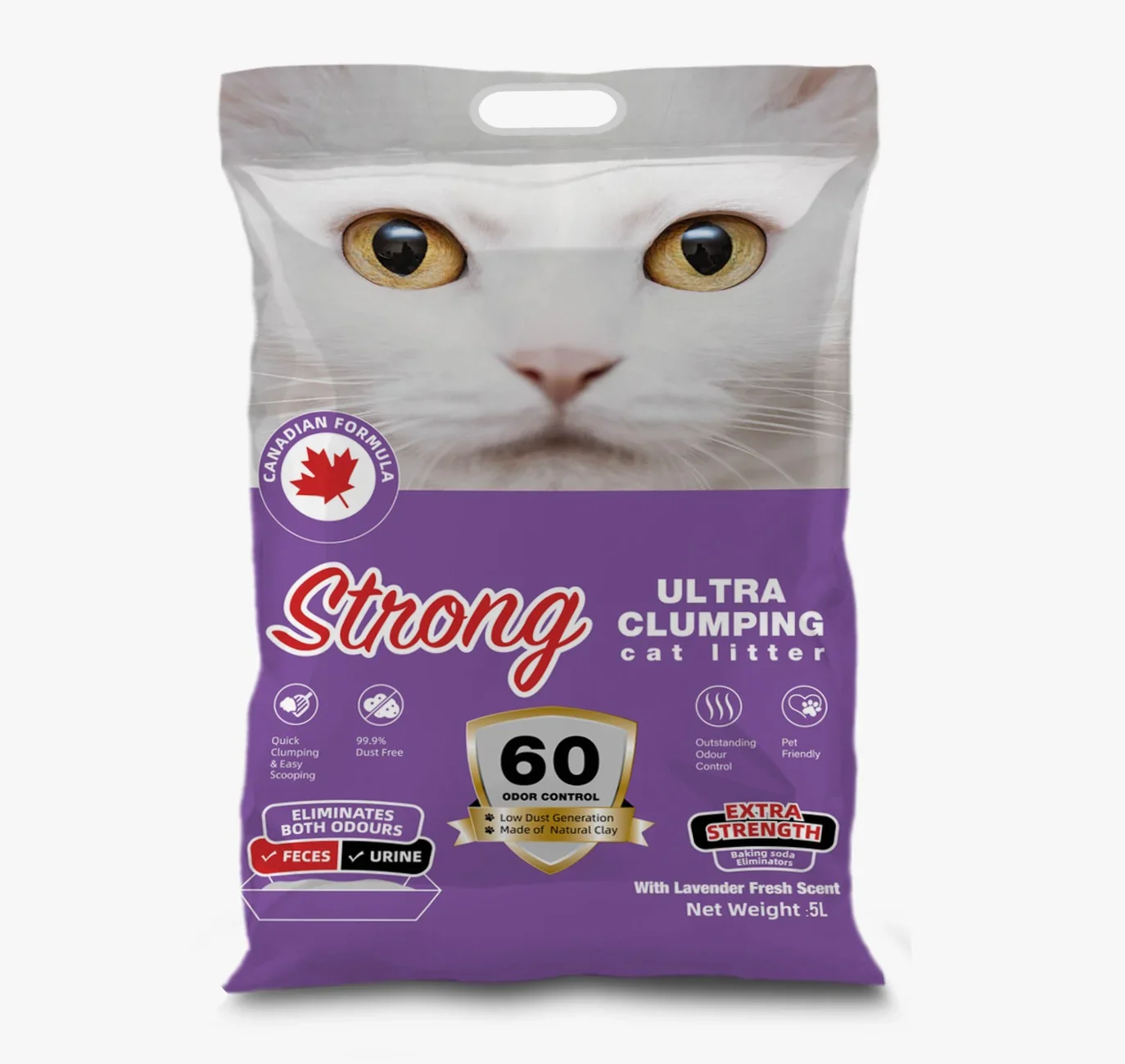 STRONG Ultra Clumping CAT LITTER 5L - Image 4