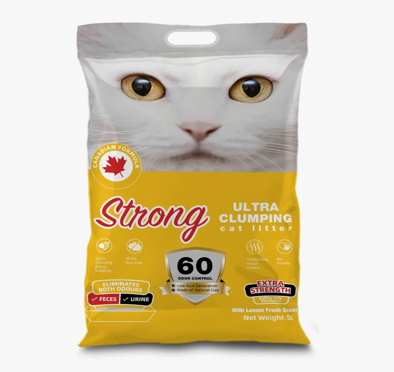 STRONG Ultra Clumping CAT LITTER 5L - Image 5