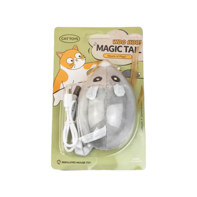 USB Charging Cat Interactive Toys Simulation Mouse Cat Toys Funny Teasing Automatic Cat Toys Smart Automatic Toys Pet Cat Toys - Image 2