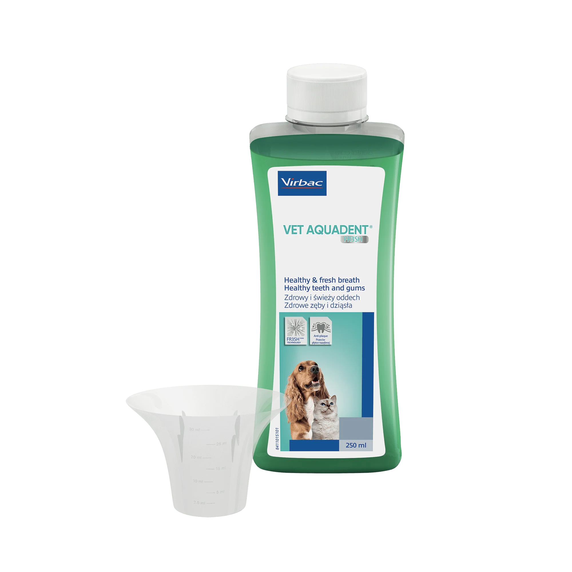 Virbac Vet Aquadent FR3SH – Water Additive for Dogs & Cats 250ml