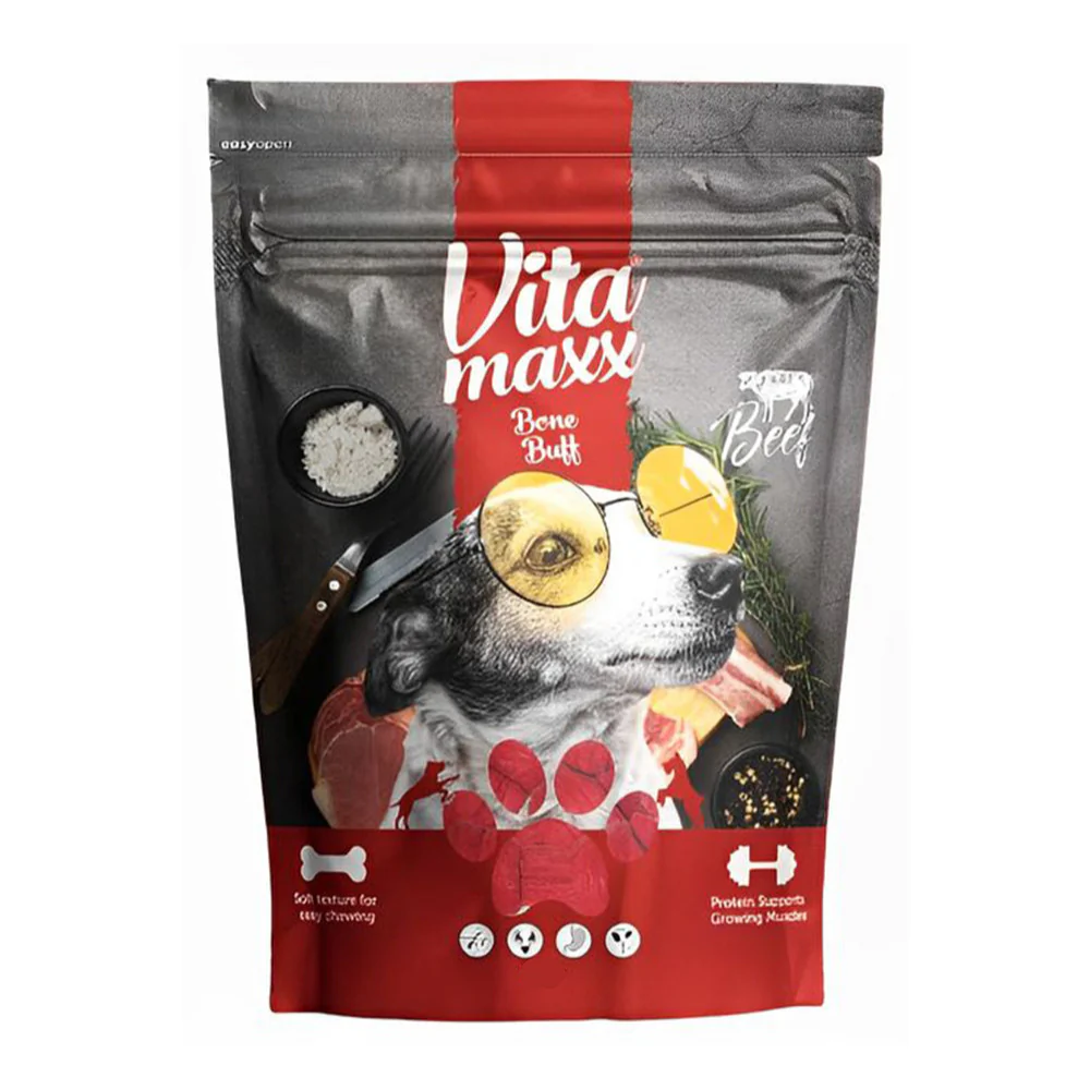 Vita Maxx Bone Buff Dog Treats With Beef Flavor 600g