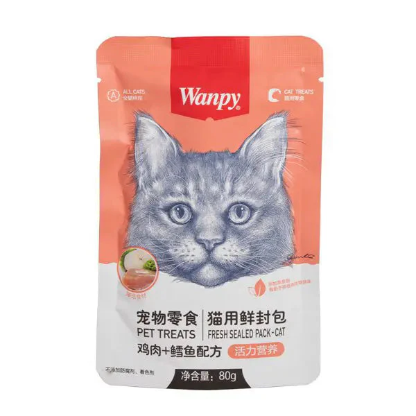Wanpy Chicken & Cod Fish 80g