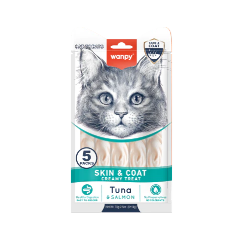 Wanpy Skin & Coat Tuna & Salmon (1Piece/5Pieces)