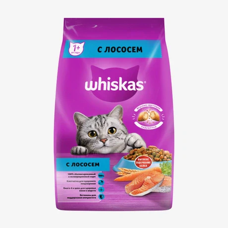 Whiskas treats with delicate lunch with salmon for cats 350 gr