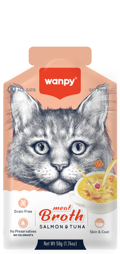 Wanpy Meat broth - Tuna & Salmon 50g