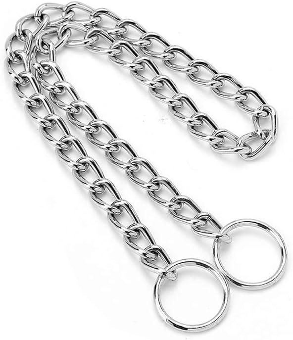 Wontee Dog Choke Collar Stainless Steel P Chain Slip Collar for Dog Training Walking - Image 2
